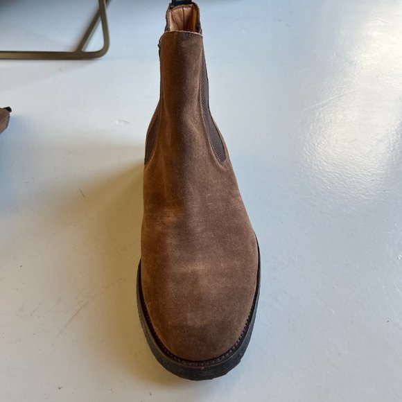 Sanders of London x Todd Snyder Suede Chelsea Boots, Mens, Sz 10 (fit like 10.5) - Picture 3 of 8